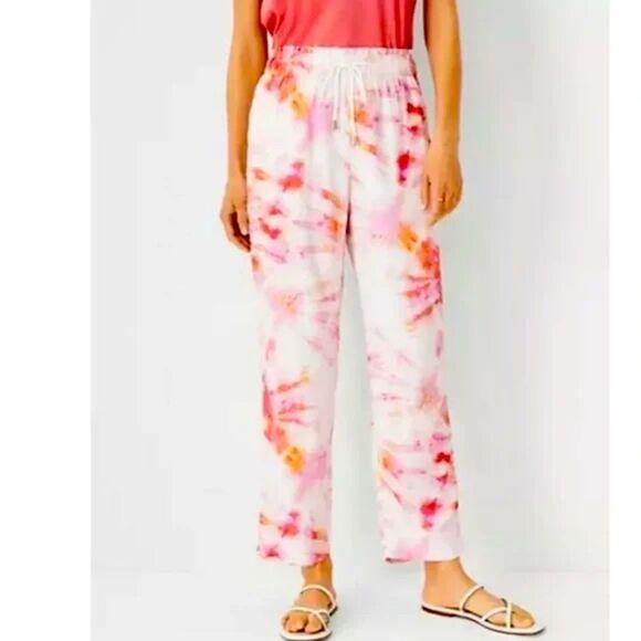 Ann Taylor Tie Dye Boho Pants NWT - Picture 1 of 6
